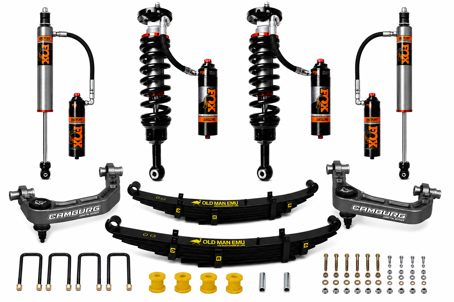 FOX - 2.5 Factory Race Internal Bypass Premium Suspension System - Toyota Tacoma 2016-2023