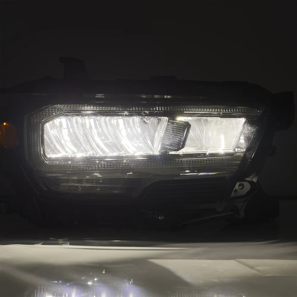 AlphaRex - LUXX Series LED Crystal Headlights Alpha Black - Toyota Tacoma 2016-2023
