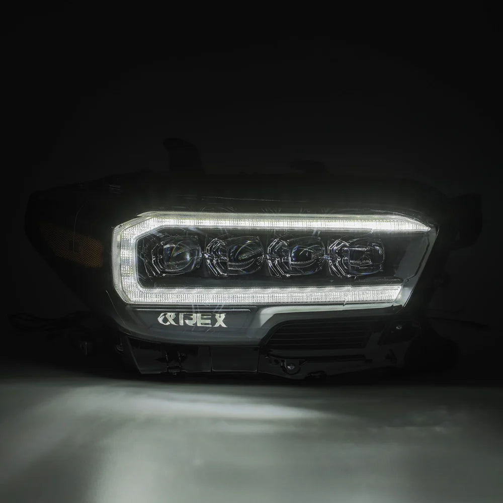 AlphaRex - NOVA Series LED Projector Headlights Chrome - Toyota Tacoma 2016-2023