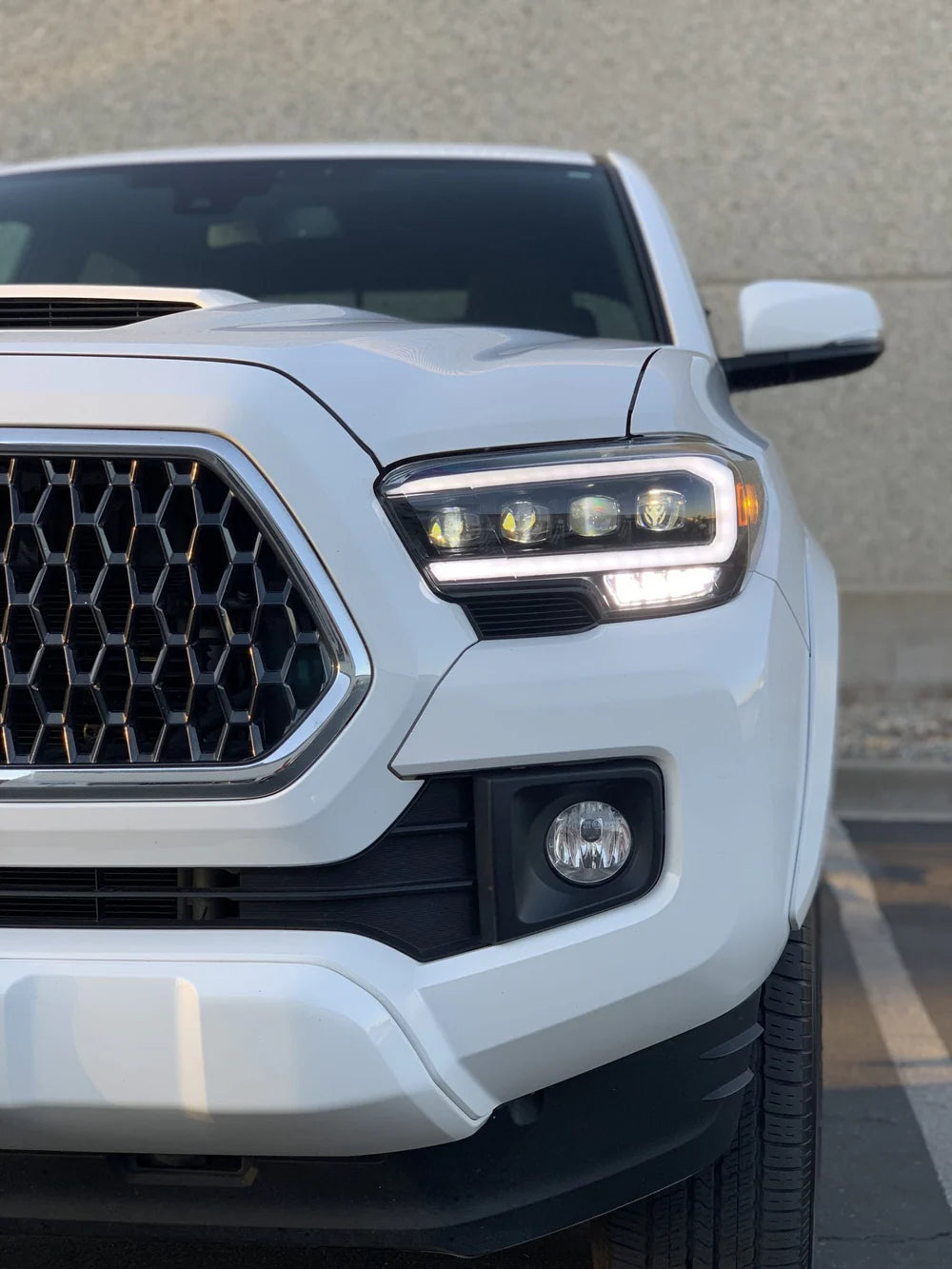AlphaRex - NOVA Series LED Projector Headlights Black - Toyota Tacoma 2016-2023