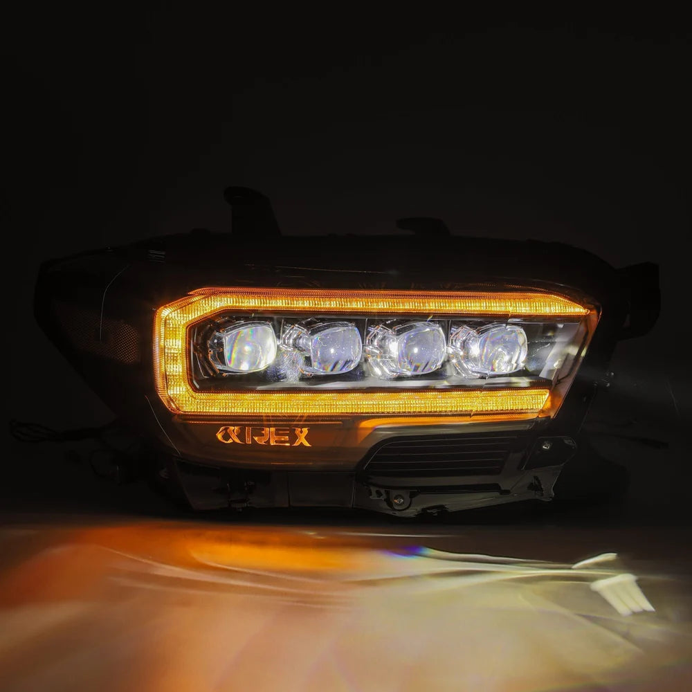 AlphaRex - NOVA Series LED Projector Headlights Chrome - Toyota Tacoma 2016-2023