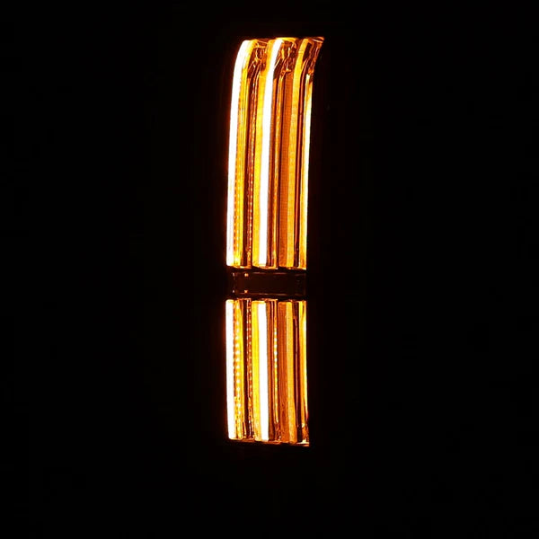 AlphaRex - NOVA Series Prismatic LED Tail Lights Black Red - Toyota Tundra 2022 - Current