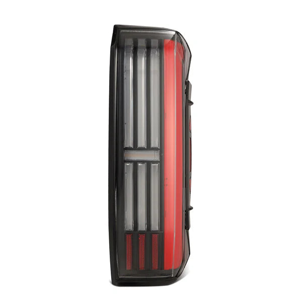 AlphaRex - NOVA Series Prismatic LED Tail Lights Black Red - Toyota Tundra 2022 - Current