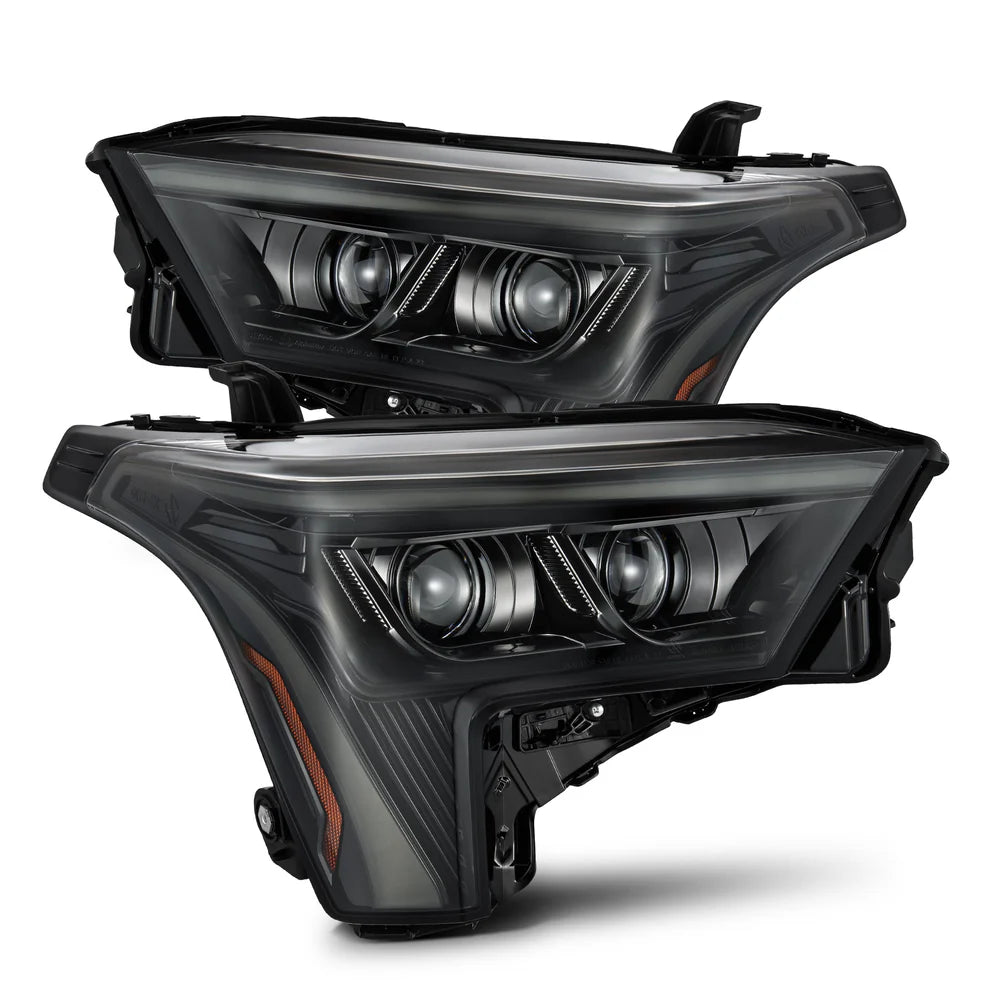 AlphaRex - LUXX Series LED Projector Headlights Alpha Black - Toyota Sequoia 2023 - Current