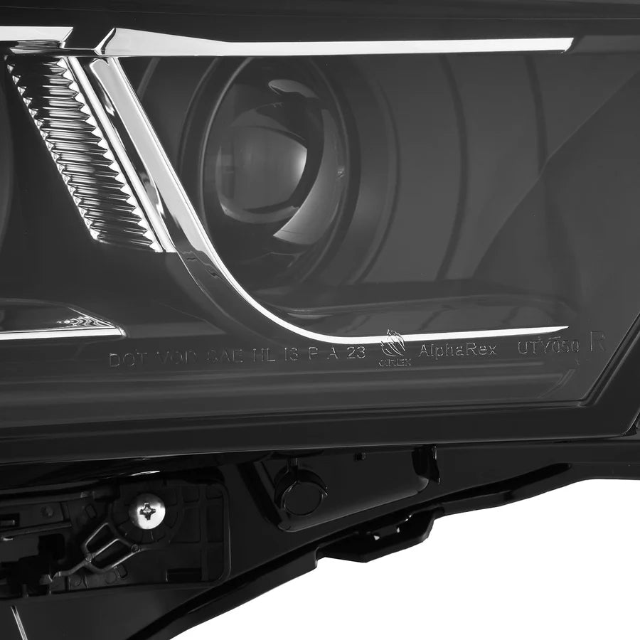 AlphaRex - LUXX-Series LED Projector Headlights Black - Toyota Sequoia 2023 - Current