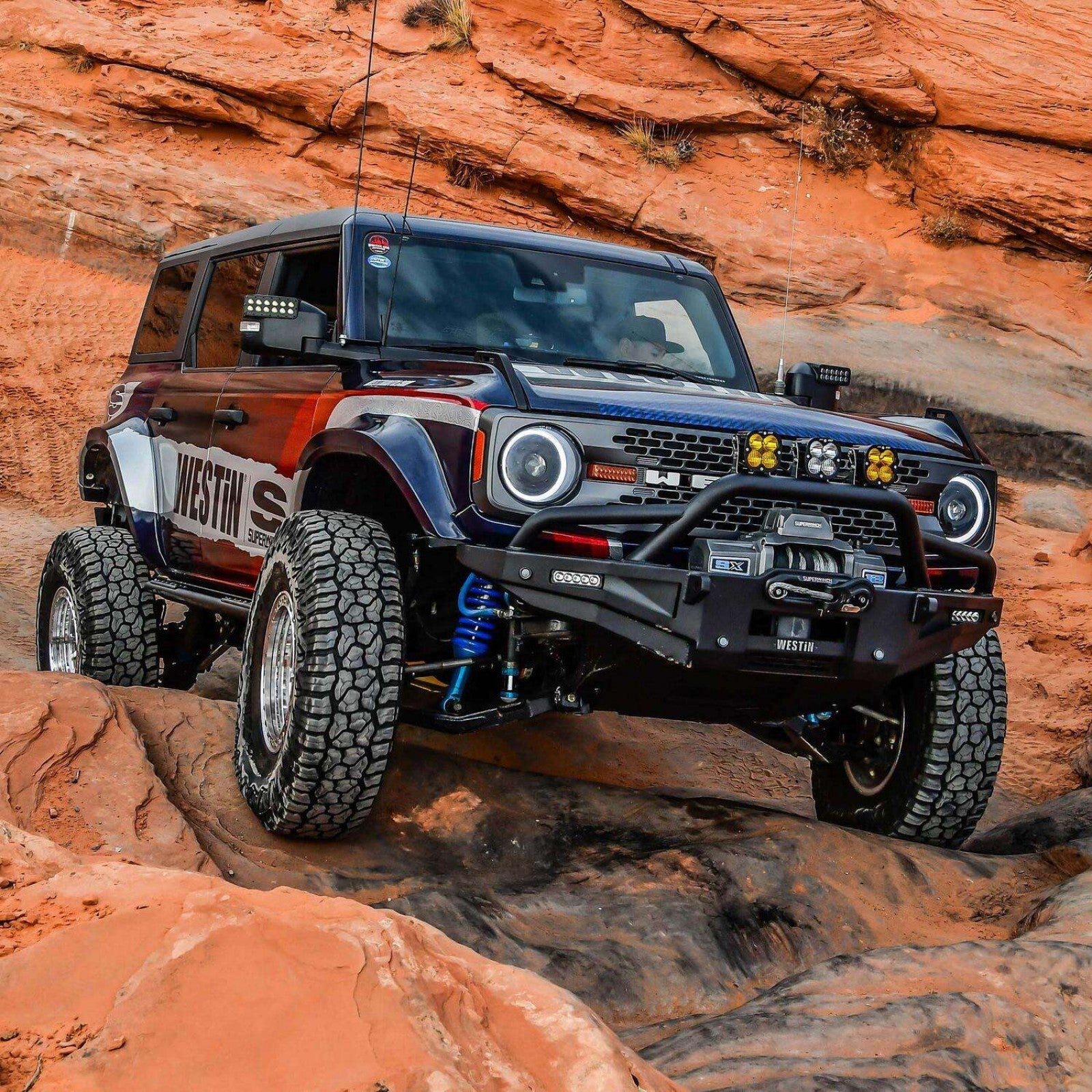 Superwinch - SX12SR Winch Graphite 12V 12000 lbs with Synthetic Rope