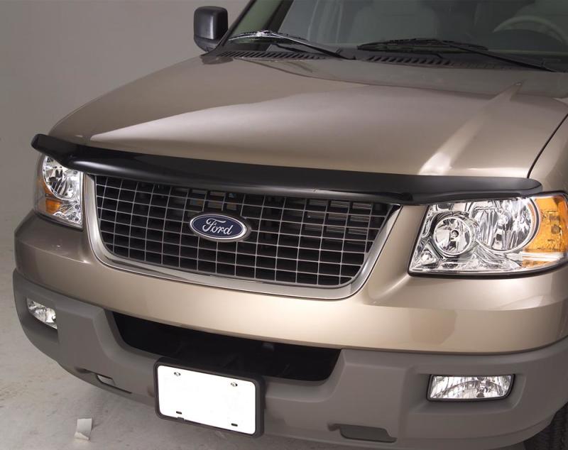 AVS 08-10 Ford F-250 Hoodflector Low Profile Hood Shield - Smoke