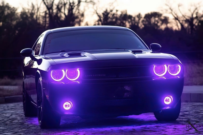 Oracle 0814 Dodge Challenger Dynamic Surface Mount Headlight/Fog Light Halo Kit COMBO SEE WARRANTY