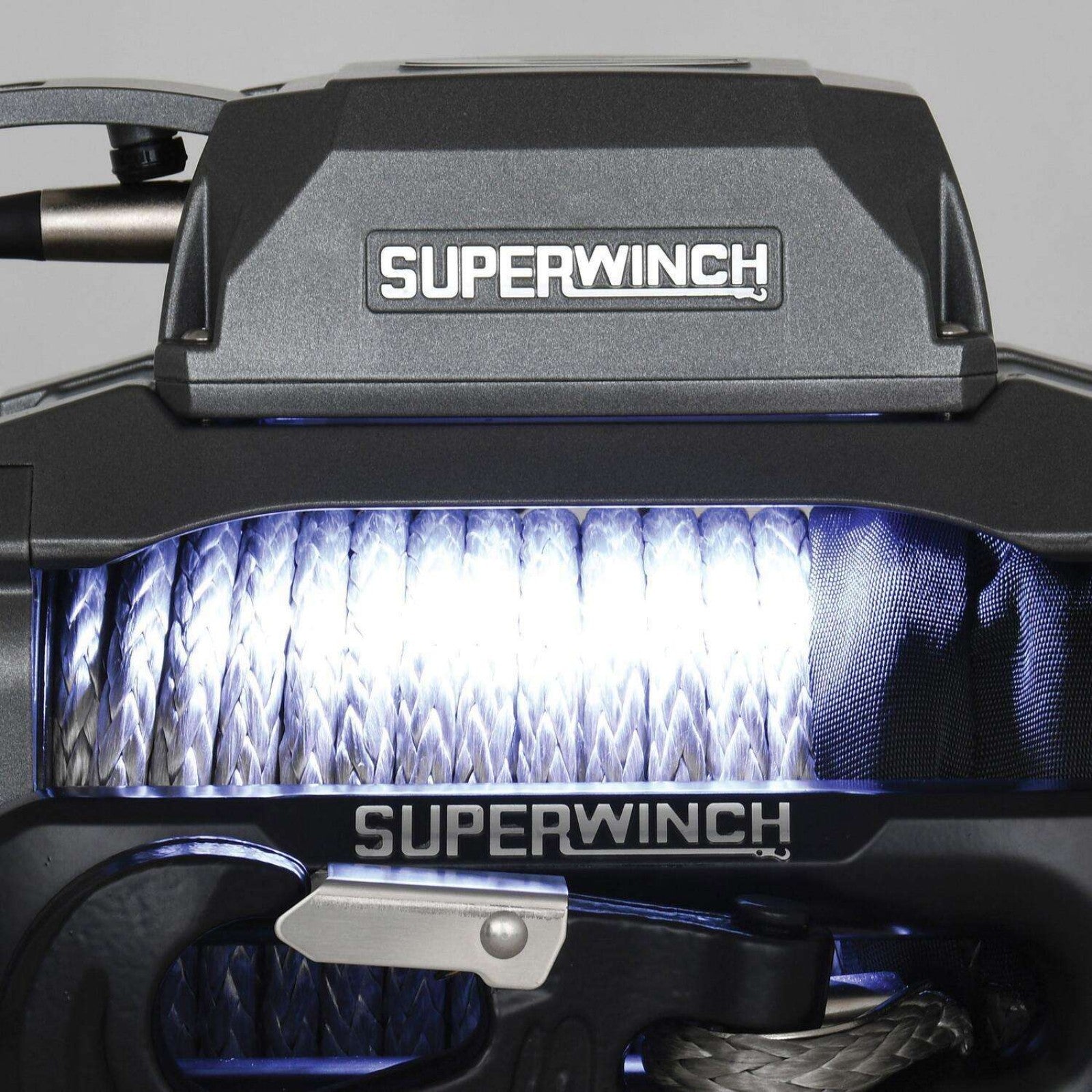 Superwinch - SX12SR Winch Graphite 12V 12000 lbs with Synthetic Rope