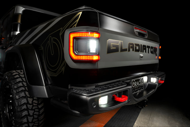 Oracle 2020+ Jeep Gladiator JT Flush Mount LED Tail Lights - Tinted Lens SEE WARRANTY