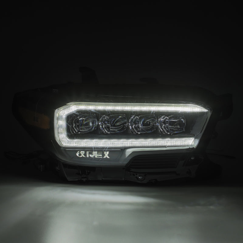 AlphaRex - NOVA Series LED Projector Headlights Black - Toyota Tacoma 2016-2023