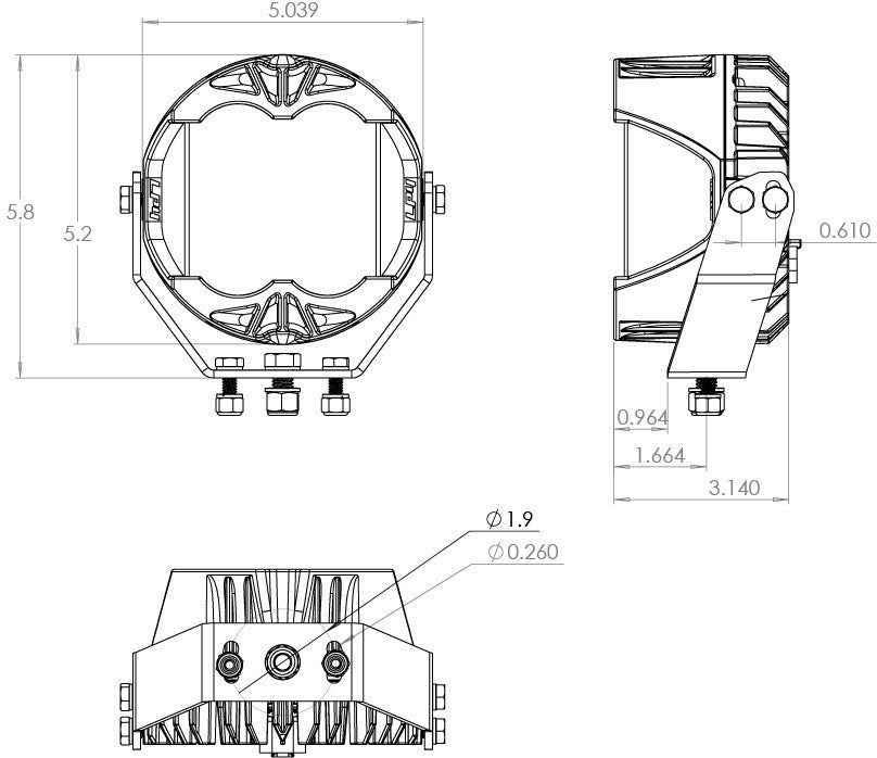 Baja Desings - LP4 Pro LED Auxiliary Light Pod Pair - Universal