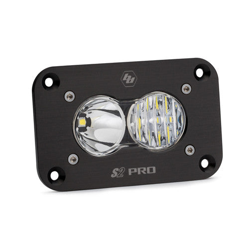 Baja Designs - S2 Pro Black Flush Mount LED Auxiliary Light Pod - Universal