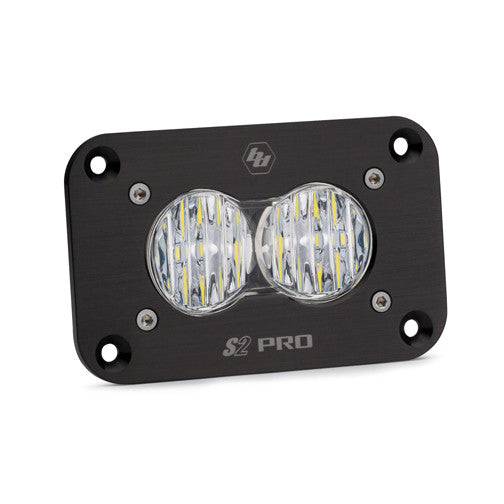 Baja Designs - S2 Pro Black Flush Mount LED Auxiliary Light Pod - Universal