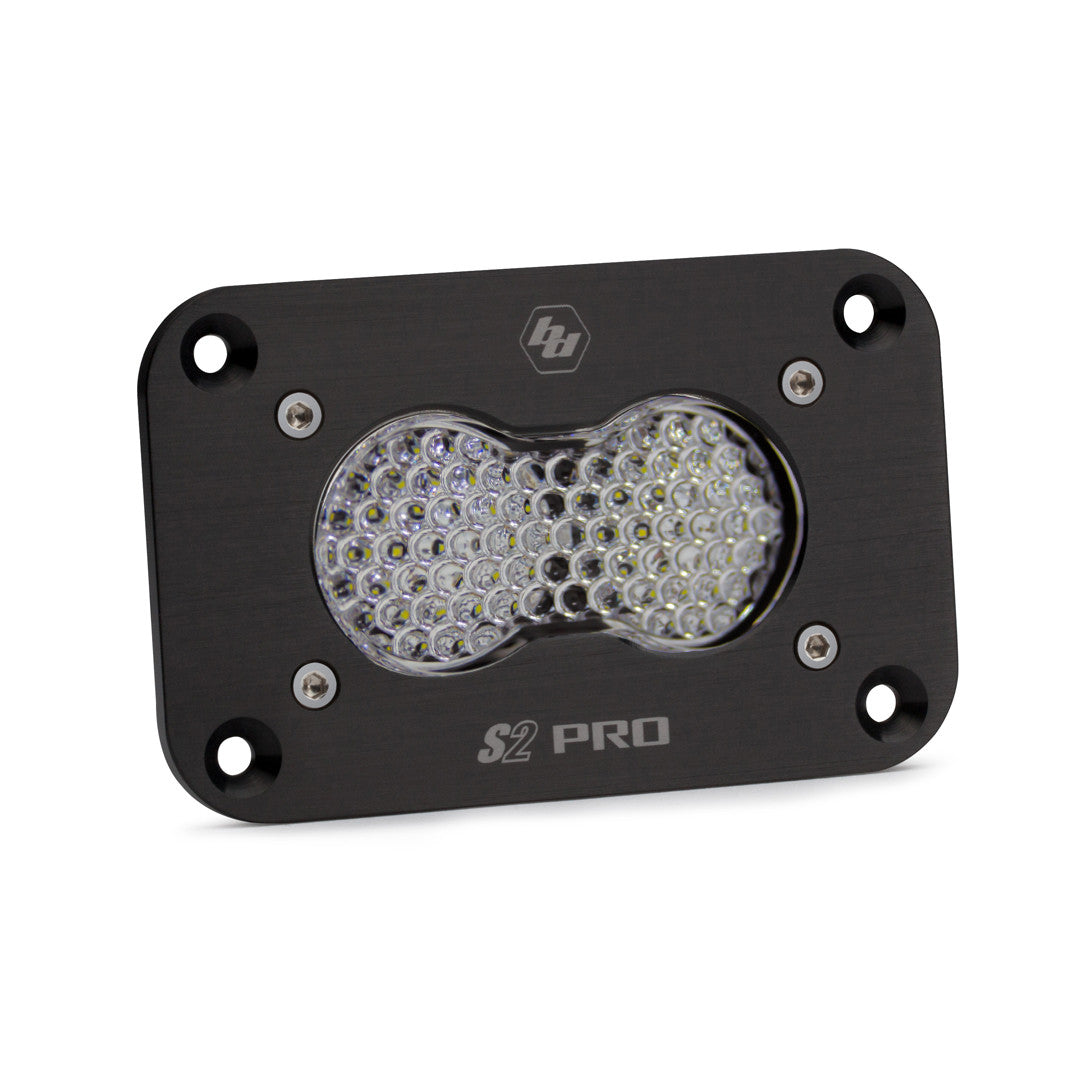 Baja Designs - S2 Pro Black Flush Mount LED Auxiliary Light Pod - Universal