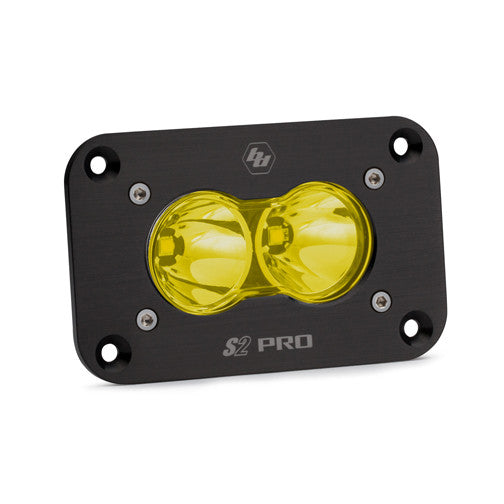 Baja Designs - S2 Pro Black Flush Mount LED Auxiliary Light Pod - Universal