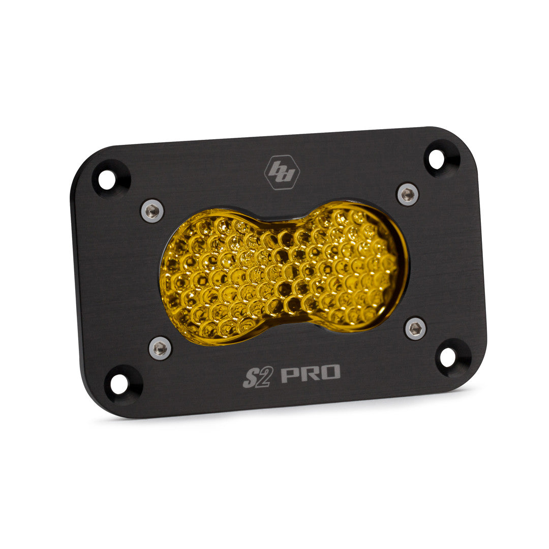Baja Designs - S2 Pro Black Flush Mount LED Auxiliary Light Pod - Universal