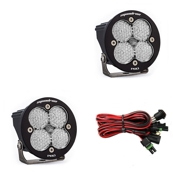 Baja Desings - Squadron-R Pro Black LED Auxiliary Light Pod Pair - Universal