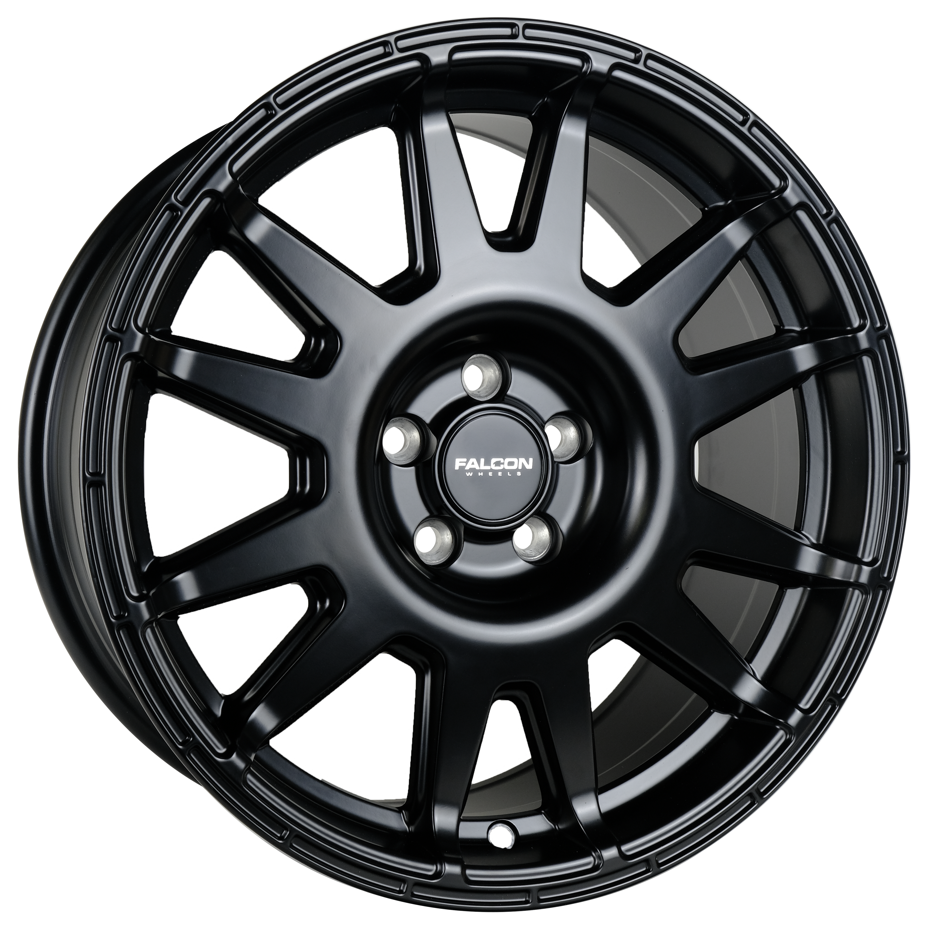 V2 - Matte Black 17x8 - Premium from Falcon Off-Road Wheels - Just $240! Shop now at Falcon Off-Road Wheels