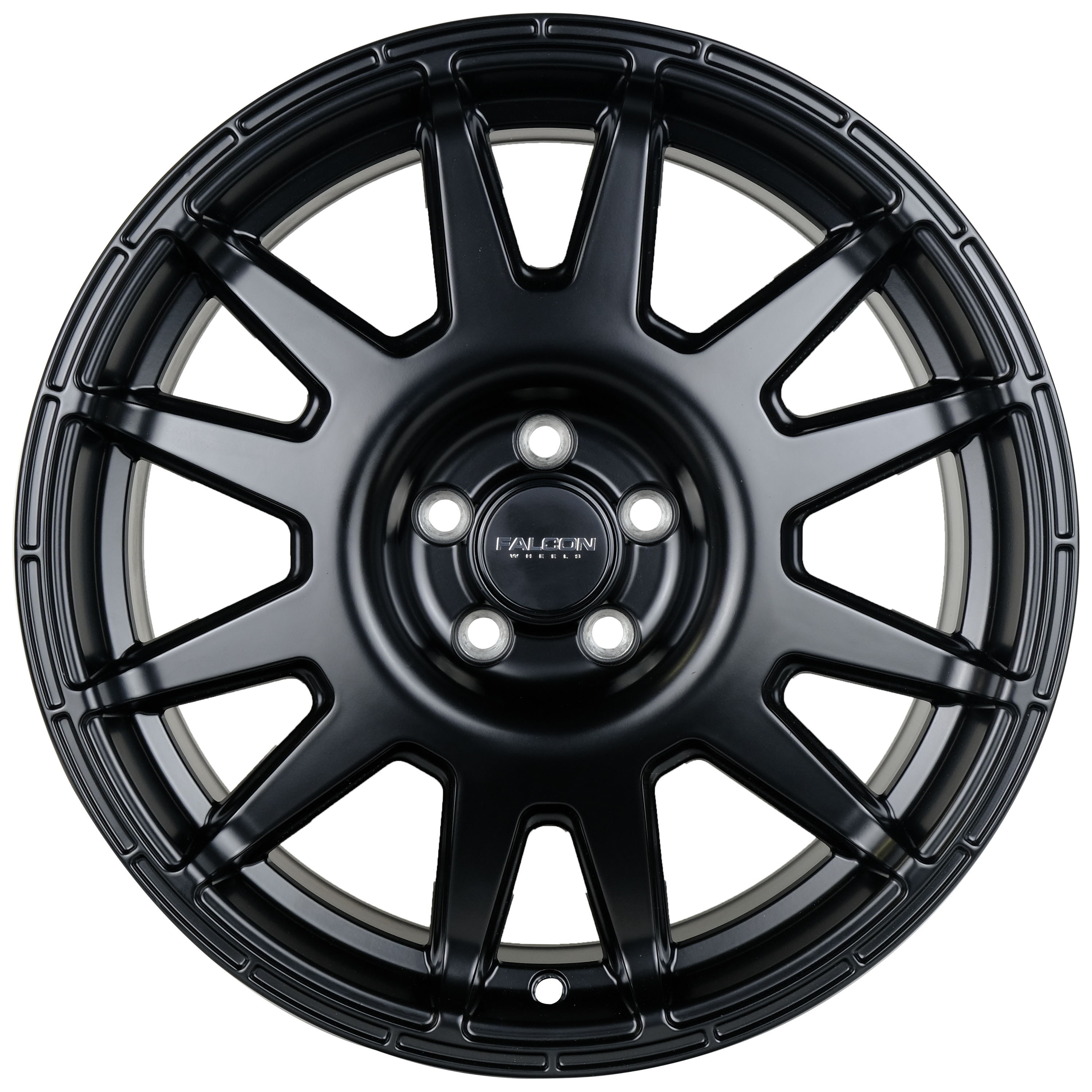 V2 - Matte Black 17x8 - Premium from Falcon Off-Road Wheels - Just $240! Shop now at Falcon Off-Road Wheels
