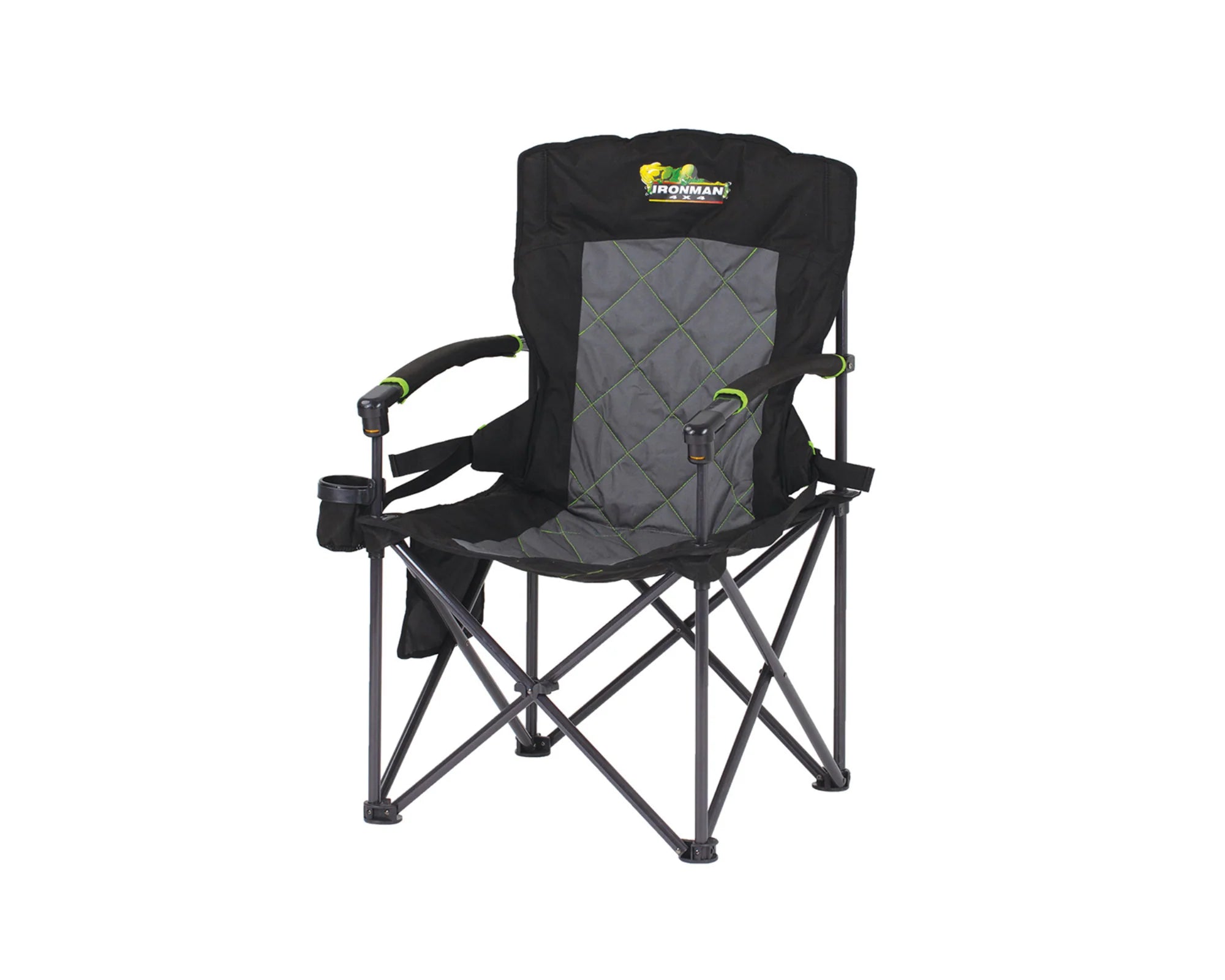 Iron Man - King Hard Arm Camp Chair with Lumbar Support