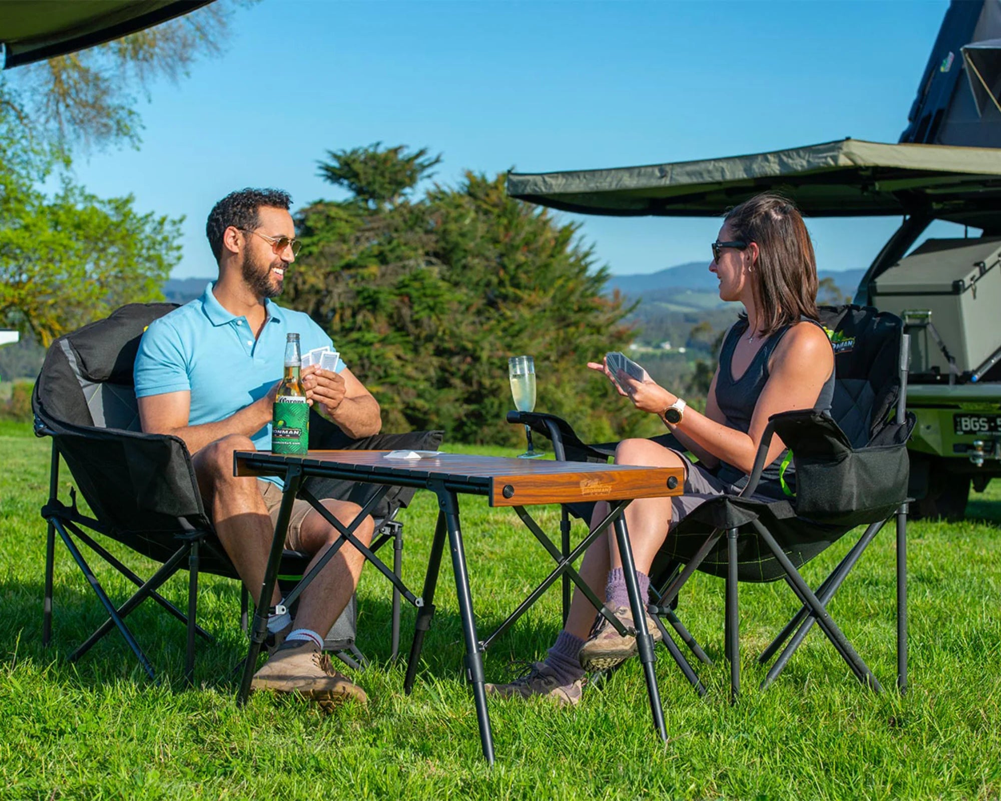 Iron Man - Quick Fold Aluminum Camp Table