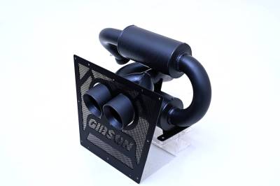 Gibson - Black Ceramic Stainless Steel Dual Tip Exhaust - Can-Am Maverick R 2024-Current