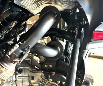 Gibson - Black Ceramic Stainless Steel Dual Tip Exhaust - Can-Am Maverick R 2024-Current