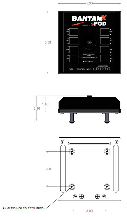 SPOD - BantamX Touchscreen – Universal