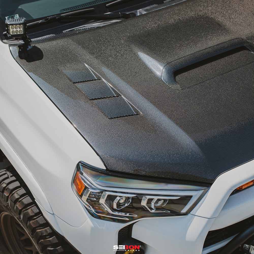 Seibon - TS Style Carbon Fiber Hood - Toyota 4Runner 2010-2024