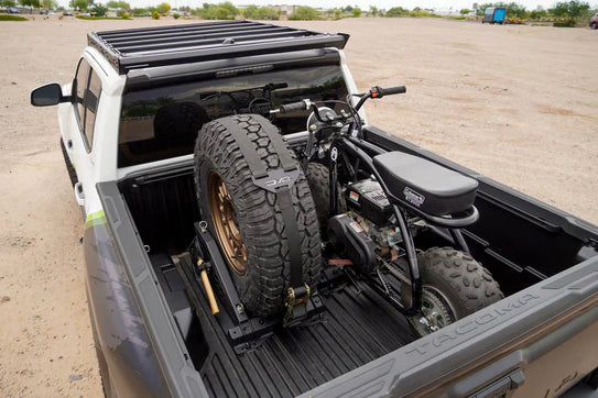 DV8 Off Road - Truck Bed Universal Tire Carrier & Accessory Mount