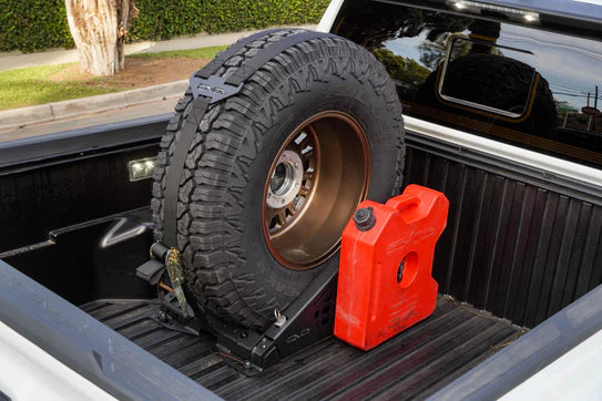 DV8 Off Road - Truck Bed Universal Tire Carrier & Accessory Mount