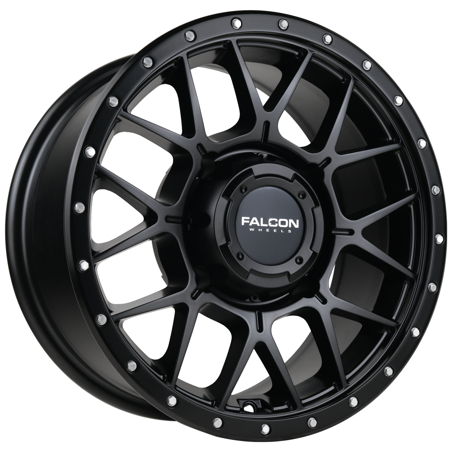 X1 - Matte Black 14x7 - Premium from Falcon Off-Road Wheels - Just $147! Shop now at Falcon Off-Road Wheels