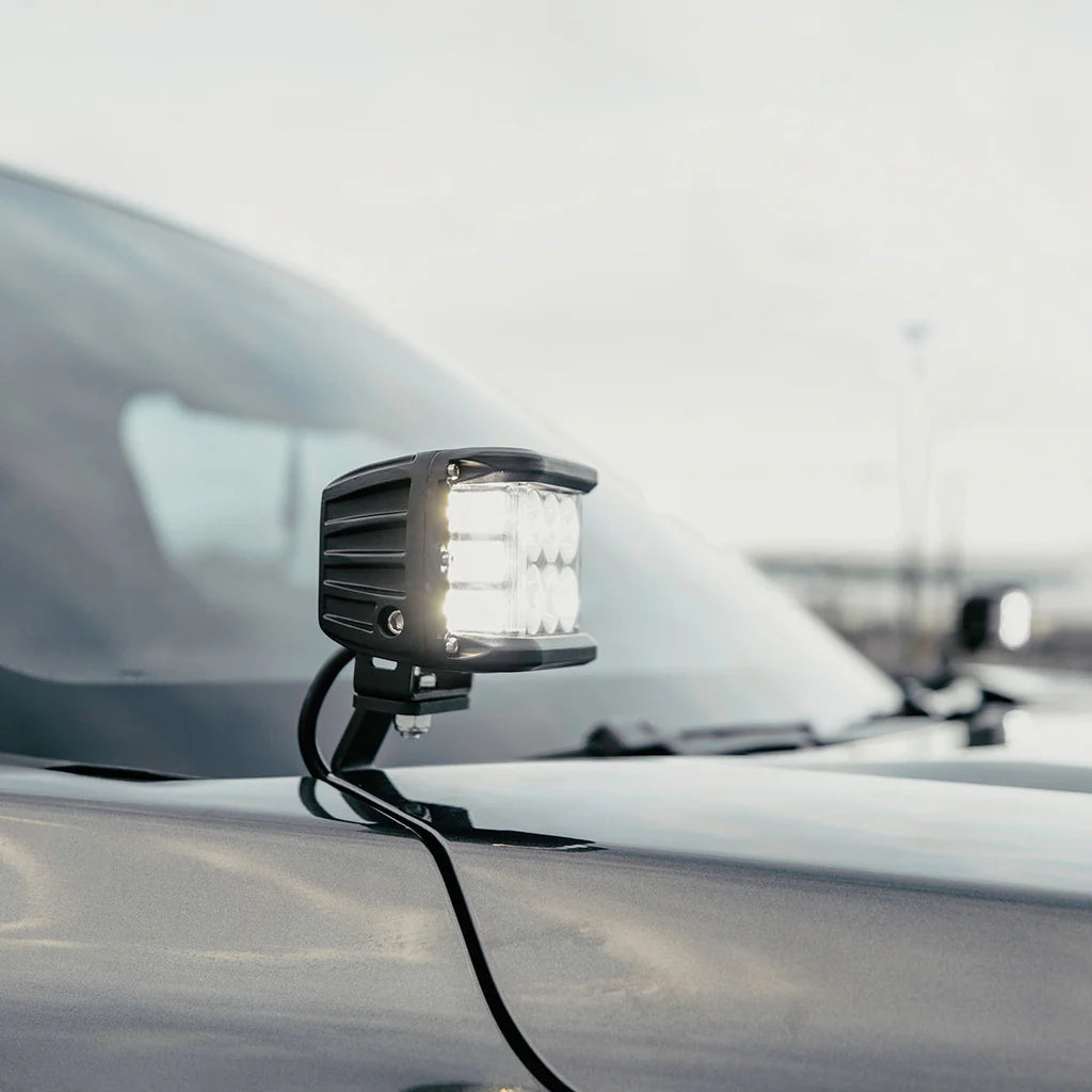 Cali Raised - Low Profile Ditch Light Bracket Kit - Toyota Tundra 2022-Current