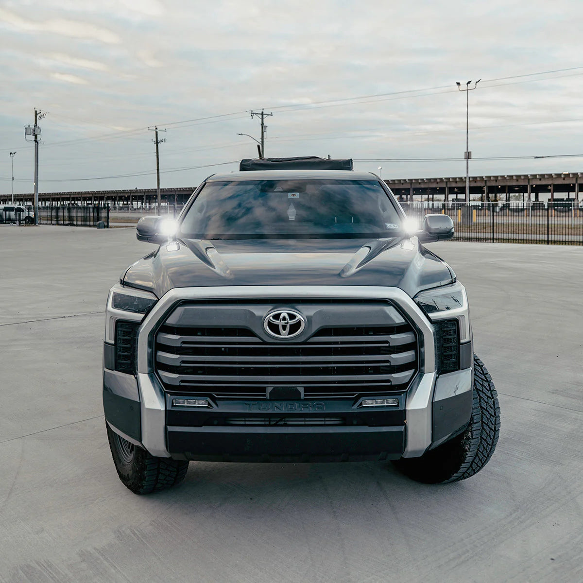 Cali Raised - Low Profile Ditch Light Bracket Kit - Toyota Tundra 2022-Current