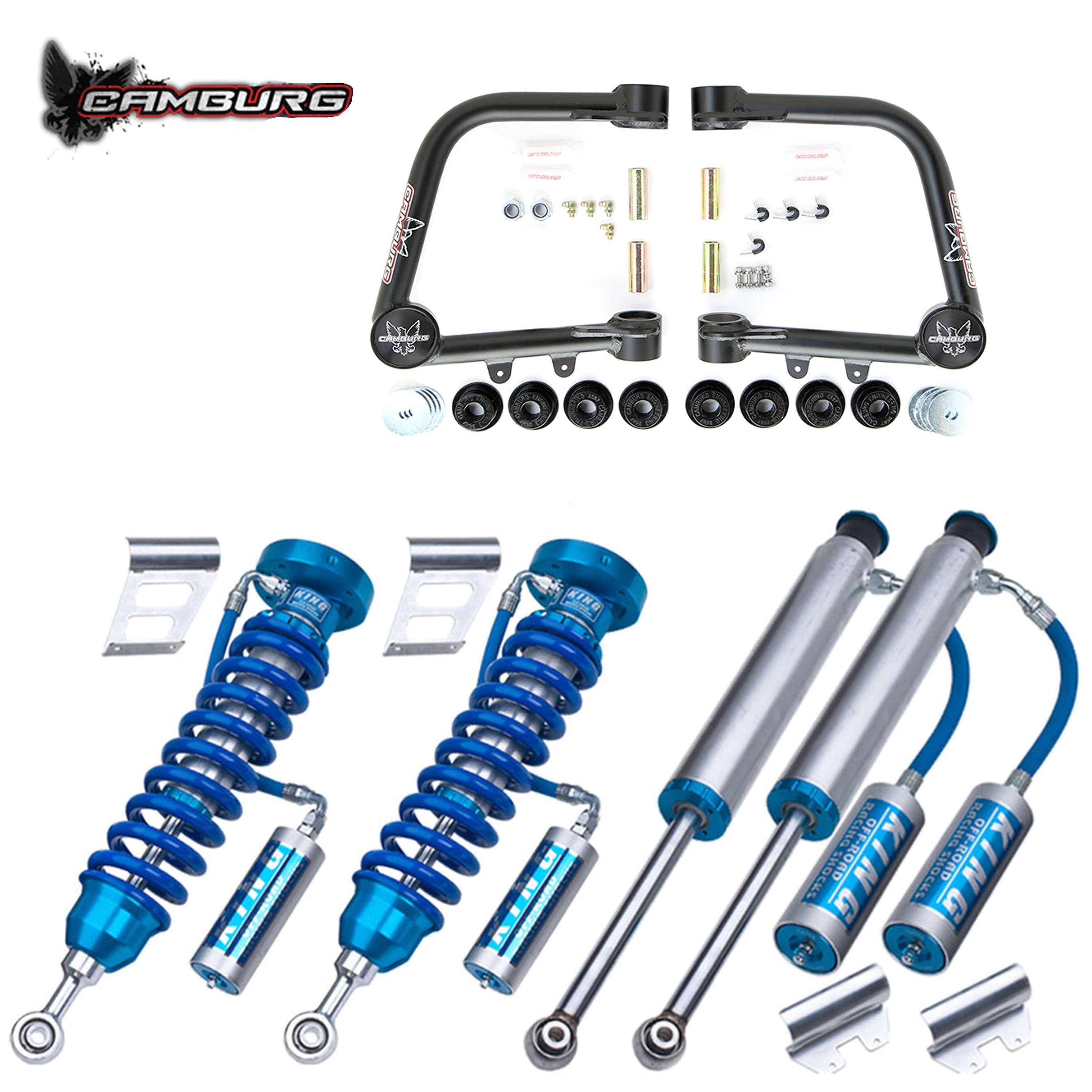 King - 2.5 Series Camburg X Joint Suspension Lift Kit - Toyota Tacoma 2005-2023
