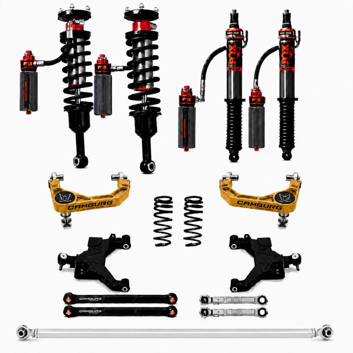 FOX 3.2 Factory Race + Camburg SLAPPER Performance Suspension System – Toyota Tacoma 2024–Current