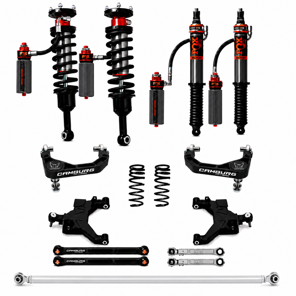 FOX 3.2 Factory Race + Camburg SLAPPER Performance Suspension System – Toyota Tacoma 2024–Current