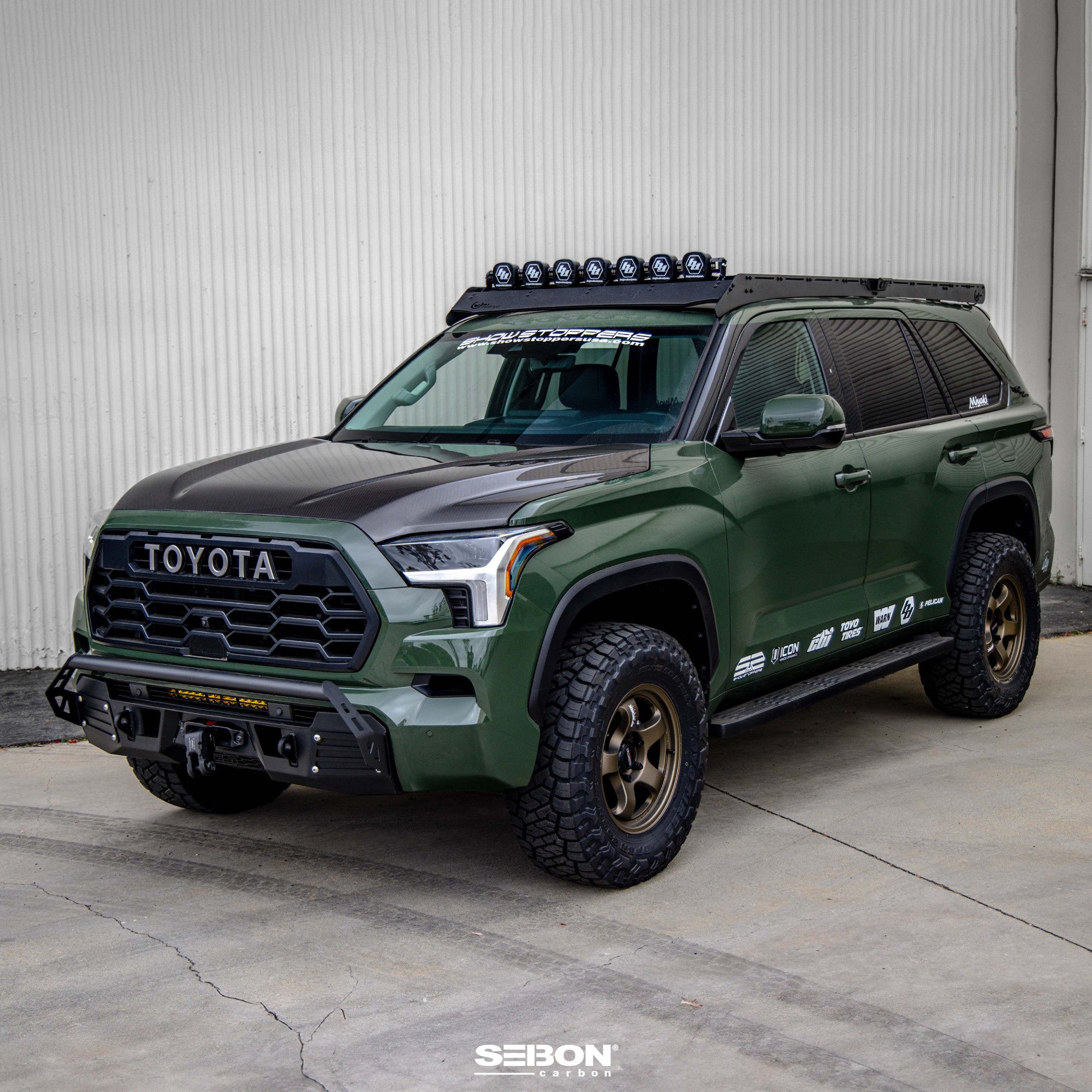 Seibon Carbon - OEM Style Carbon Fiber Hood - Toyota Sequoia 2023 - Current