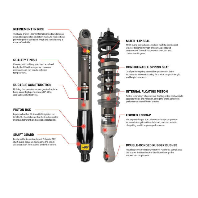 Old Man Emu - MT64 Suspension Lift Kit - Toyota 4Runner 5th Gen 2010-2024