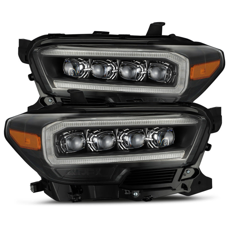 AlphaRex - NOVA Series LED Projector Headlights Black - Toyota Tacoma 2016-2023