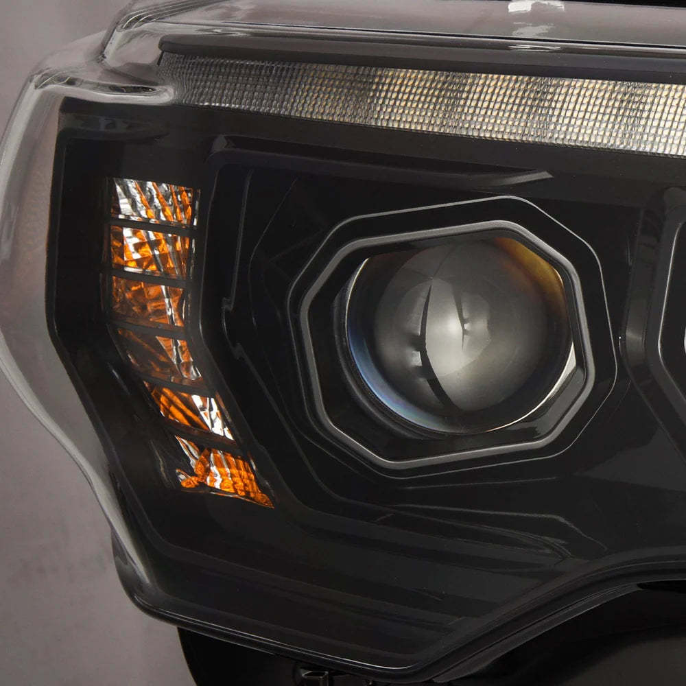 AlphaRex -MK II LUXX-Series LED Projector Headlights Alpha Black - Toyota 4Runner 2010-2024
