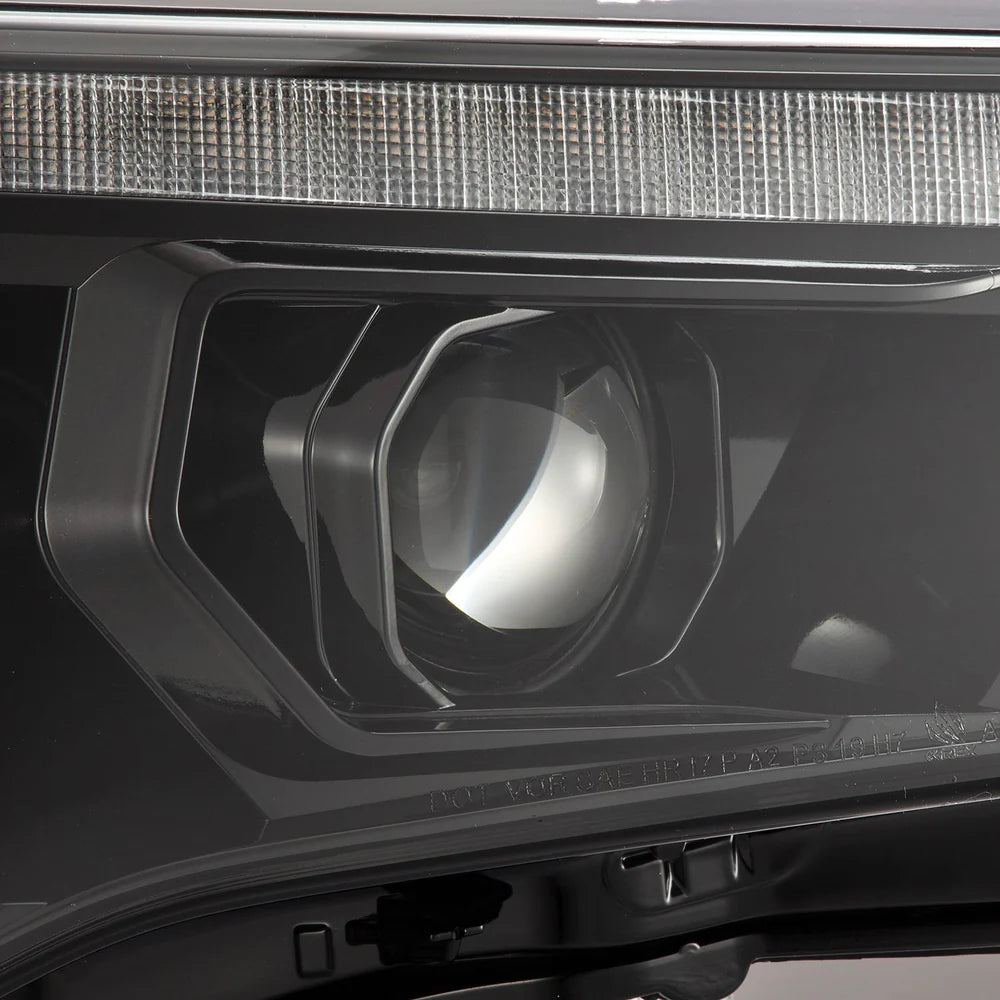 AlphaRex -MK II LUXX-Series LED Projector Headlights Alpha Black - Toyota 4Runner 2010-2024