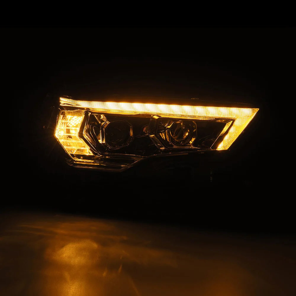 AlphaRex - MK II LUXX Series LED Projector Headlights Chrome - Toyota 4Runner 2014-2024