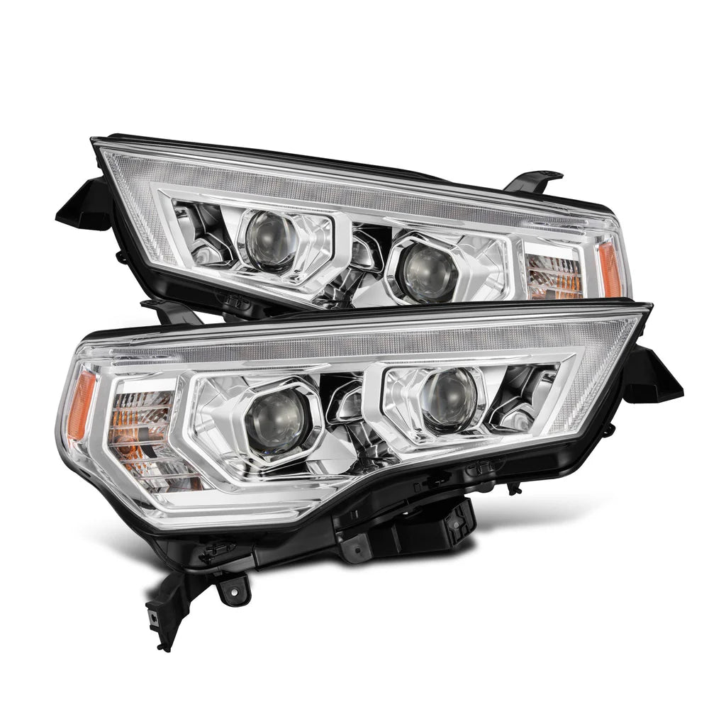 AlphaRex - MK II LUXX Series LED Projector Headlights Chrome - Toyota 4Runner 2014-2024