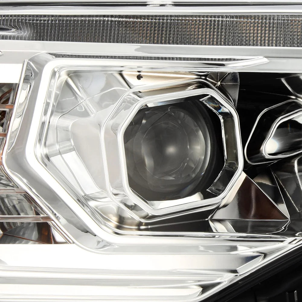 AlphaRex - MK II LUXX Series LED Projector Headlights Chrome - Toyota 4Runner 2014-2024