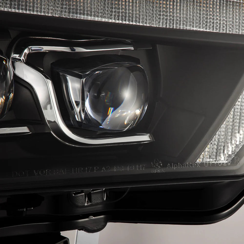 AlphaRex -  MK II NOVA Series LED Projector Headlights Black - Toyota 4Runner 2014 -2024