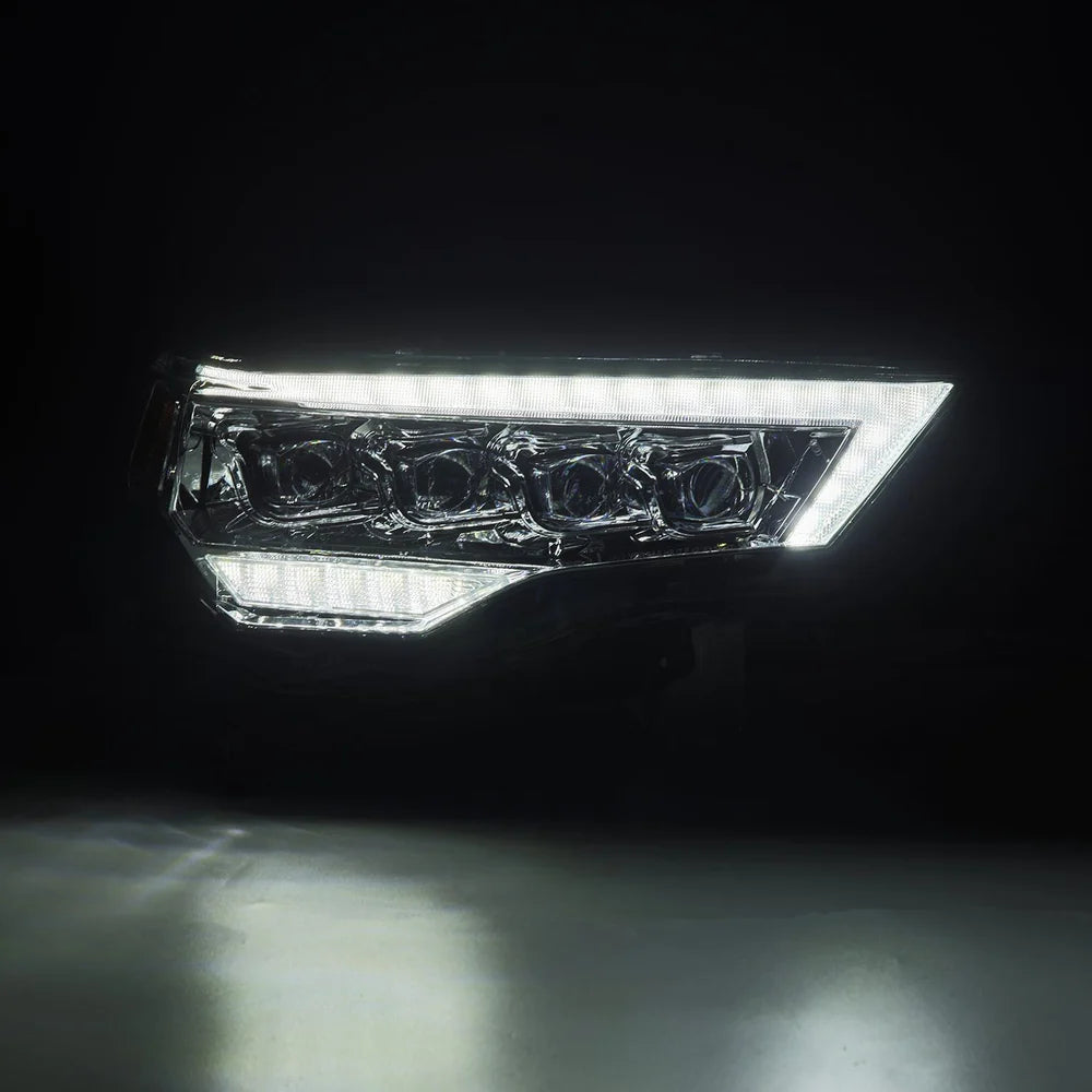 ALPHAREX - MK II NOVA Series LED Projector Headlights Chrome - Toyota 4Runner 2014-2024
