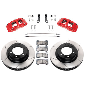 Wilwood - Aero6 DM Red Front Brake Kit Slotted - Toyota 4Runner 2014-2024