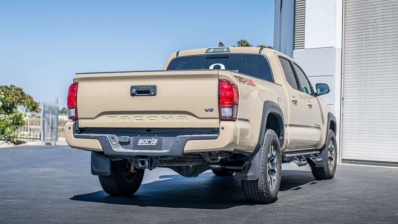 Borla - S Type Cat Back Exhaust System - Toyota Tacoma 2016 - 2023
